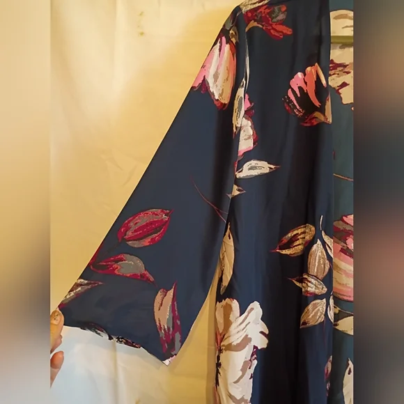 Floral Maurices Size XL Kimono Cardigan - Picture 4 of 9